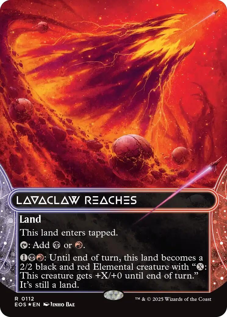 Lavaclaw Reaches (0112) (Borderless) (Galaxy Foil) (112) (EOS)