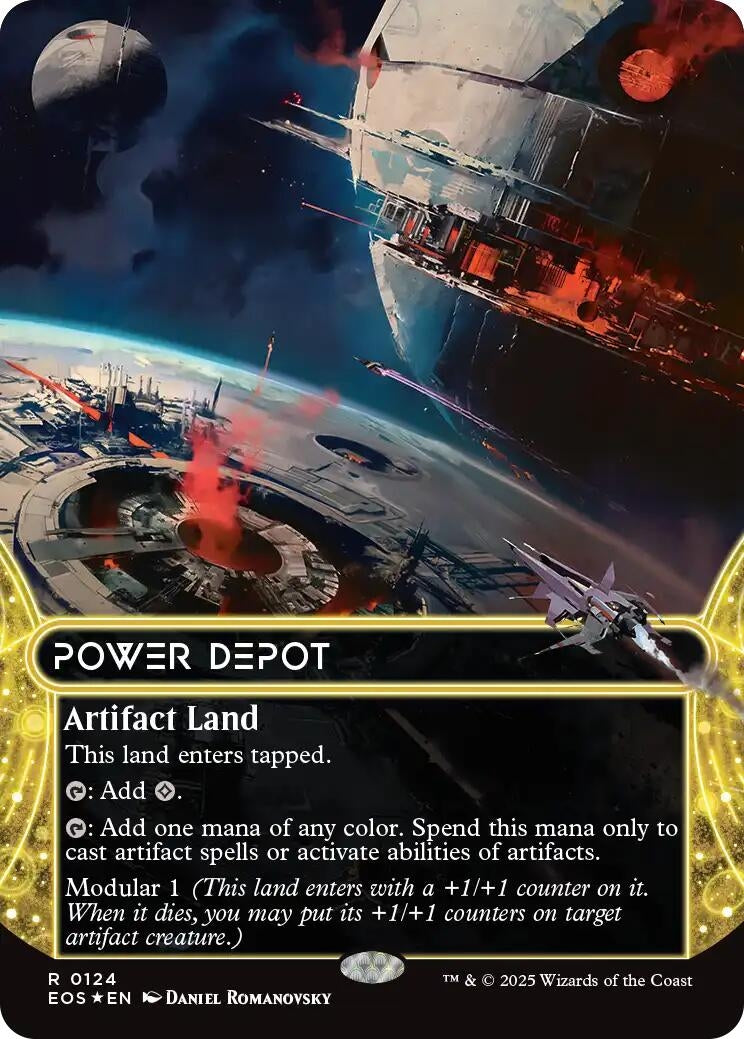 Power Depot (0124) (Borderless) (Galaxy Foil) (124) (EOS)