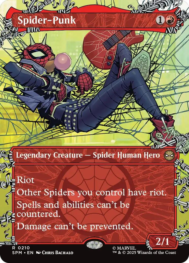 Spider-Punk (0210) (Borderless) (210) (Marvel's Spider-Man) (SPM)
