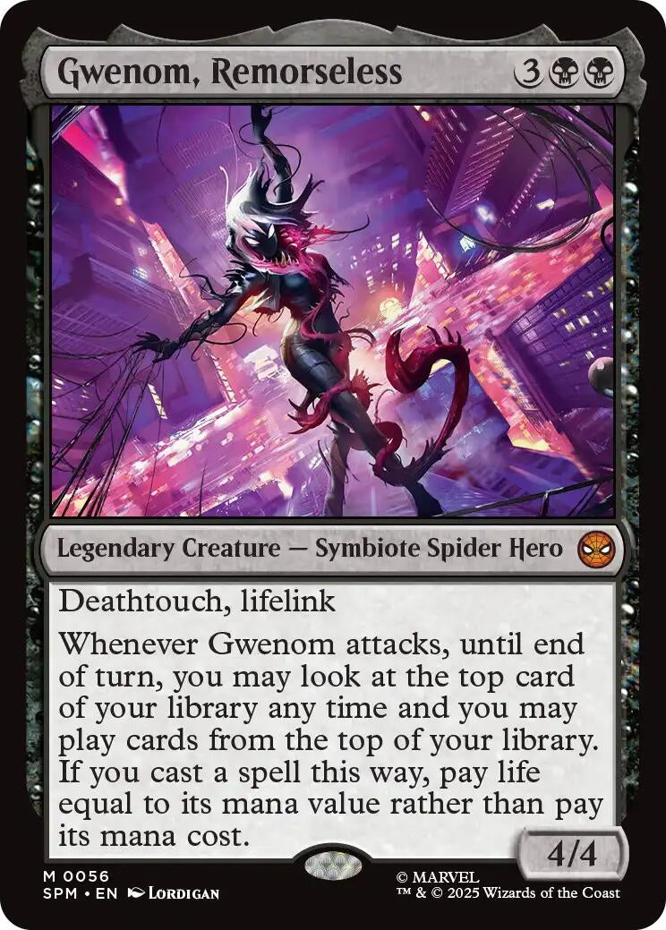 Gwenom, Remorseless (56) (Marvel's Spider-Man) (SPM)