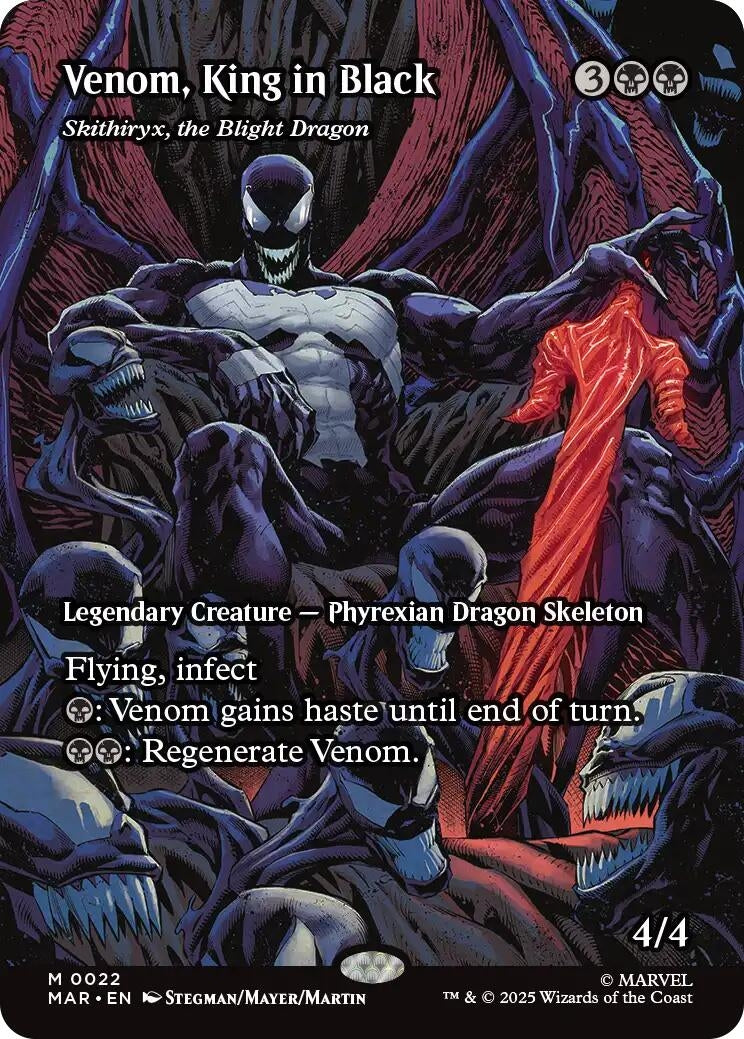 Venom, King in Black - Skithiryx, the Blight Dragon (Borderless) (22) (Marvel Universe Eternal-Legal) (MAR)