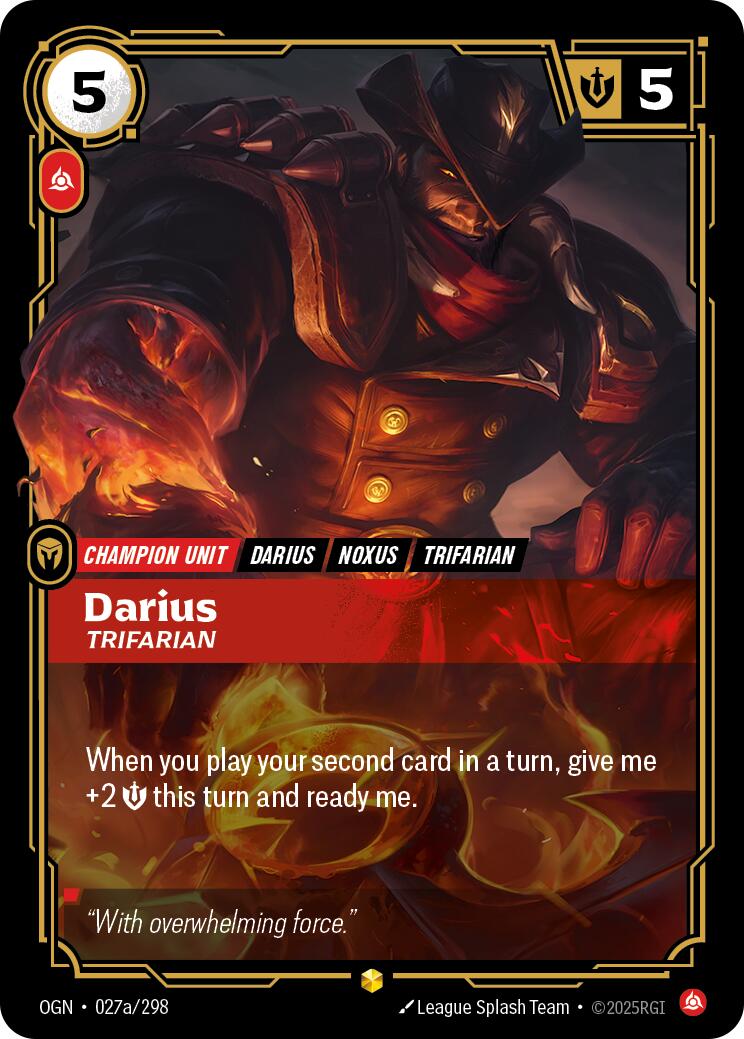 Darius - Trifarian (Alternate Art)