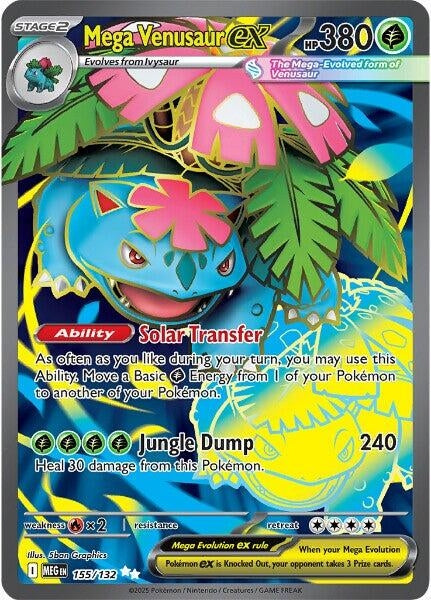 Mega Venusaur ex (155/132) (ME01: Mega Evolution) (MEG)