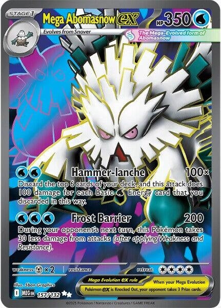 Mega Abomasnow ex (157/132) (ME01: Mega Evolution) (MEG)