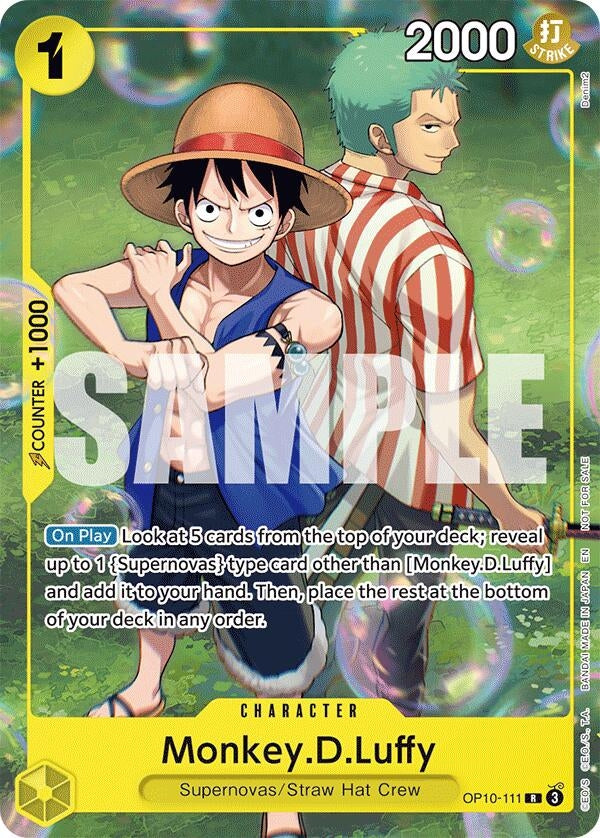 Monkey.D.Luffy (Learn Together Deck Set - Set Sail Event) (OP10-111) (OP-PR)