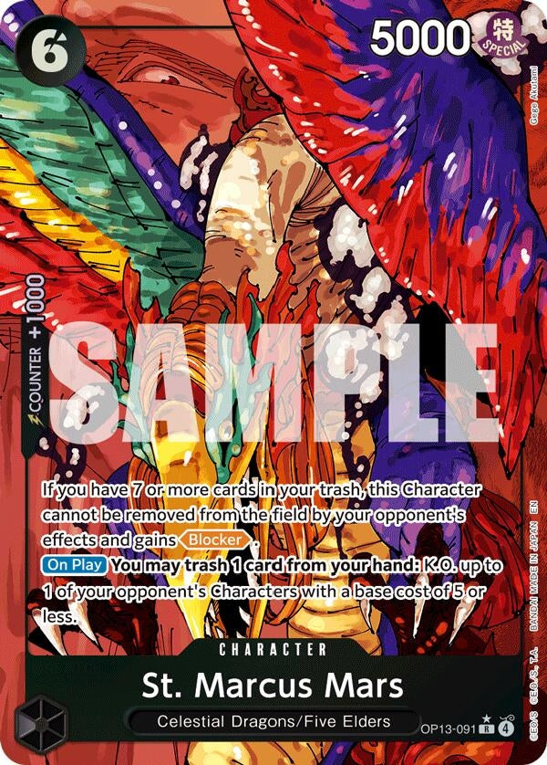 St. Marcus Mars (Alternate Art) (OP13-091) (OP13)