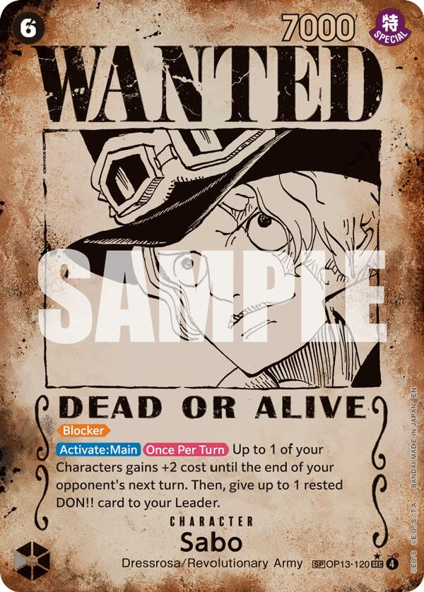 Sabo (120) (Wanted Poster)