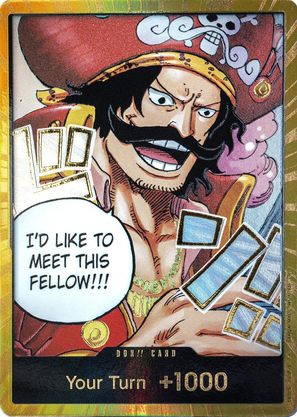 DON!! Card (Gol.D.Roger) (Gold)