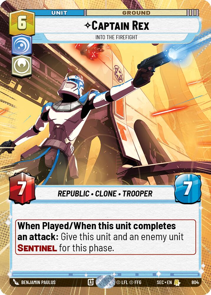 Captain Rex - Into the Firefight (Hyperspace Foil)