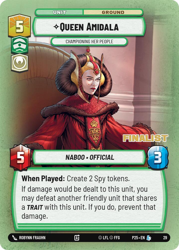 Queen Amidala - Championing Her People (Champion)