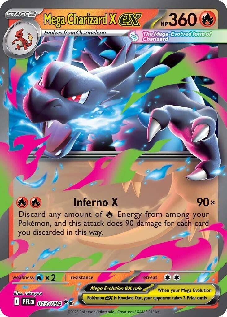 Image for Mega Charizard X ex (013/094) (PFL) - Pokemon