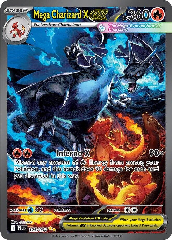 Image for Mega Charizard X ex (125/094) (PFL) - Pokemon
