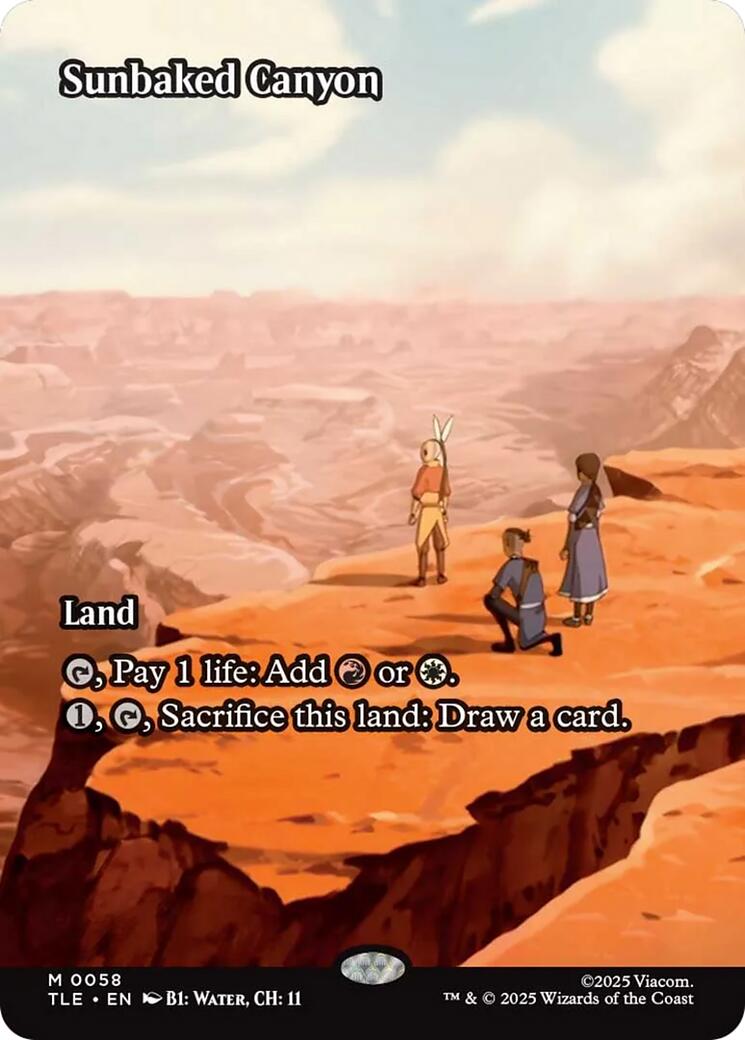 Sunbaked Canyon (Borderless)