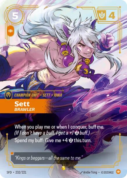 Sett - Brawler (Overnumbered)