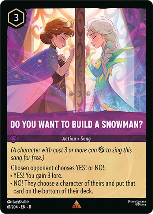 Do You Want To Build A Snowman?
