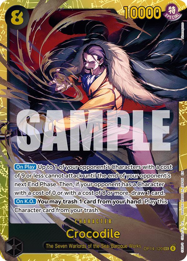 Crocodile - OP14-120 - OP14-120 - (The Azure Sea's Seven)