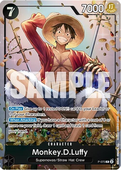 One Piece Trading Card Game Tin Set Vol 2 Promo Monkey.D.Luffy
