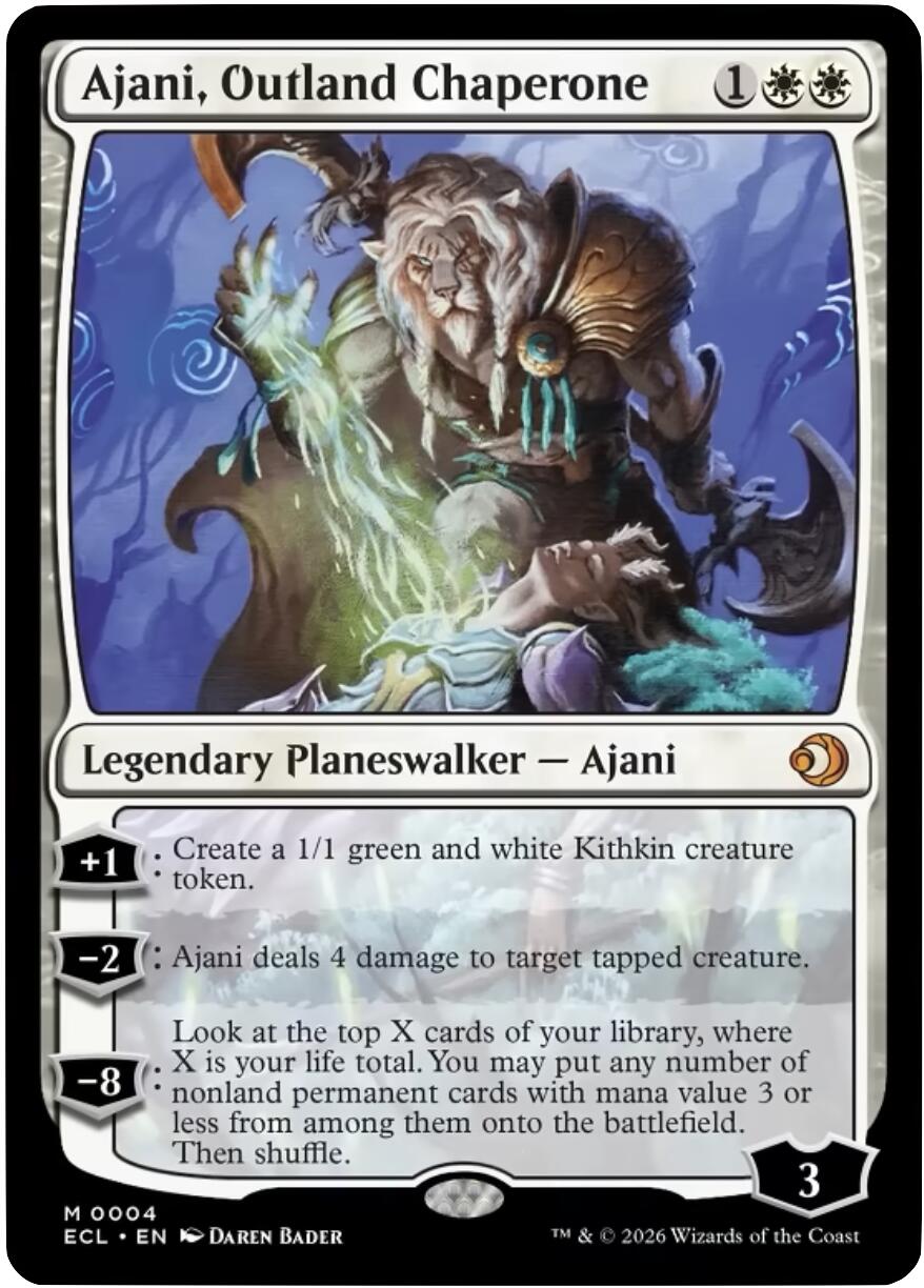 Ajani, Outland Chaperone