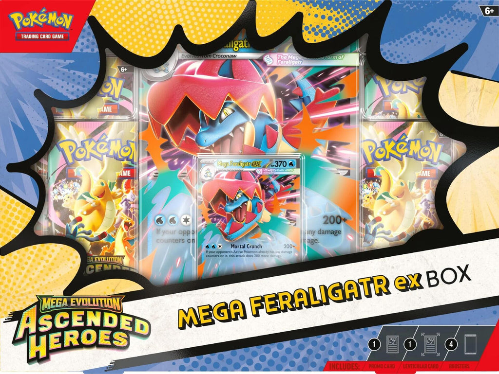 Pokemon TCG: Ascended Heroes Mega Feraligatr ex Box Pokemon TCG: Ascended Heroes Mega Feraligatr ex Box