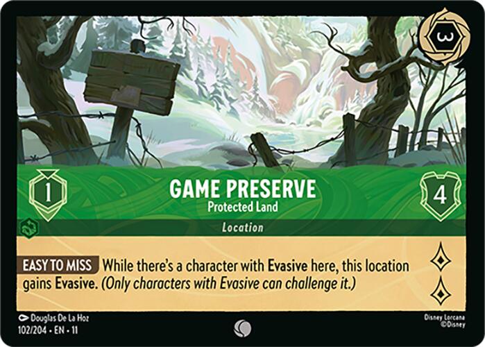 Game Preserve - Protected Land