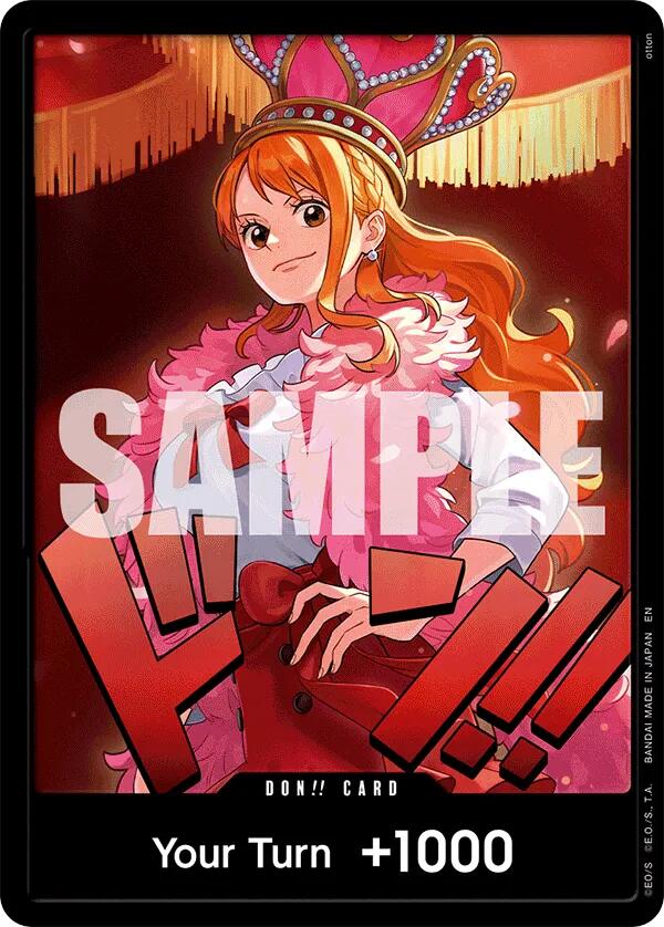 nami one piece card game DON!! Card (Nami)