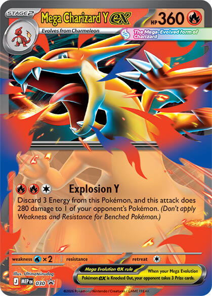 Mega Charizard Y ex - 030 - 030