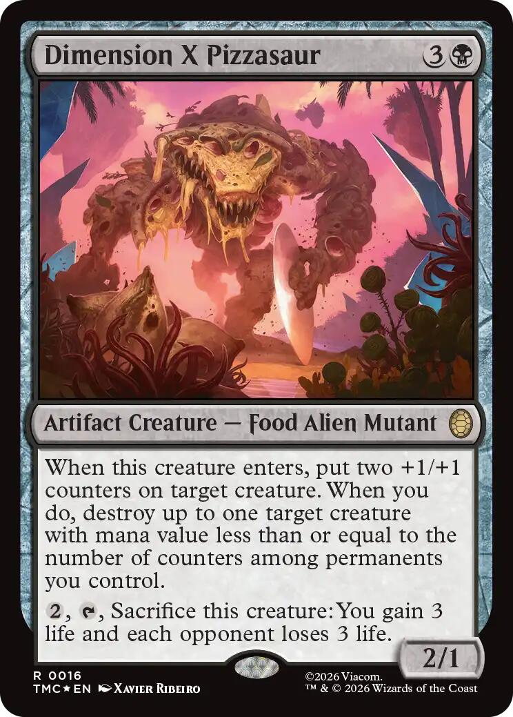 Dimension X Pizzasaur (Surge Foil)