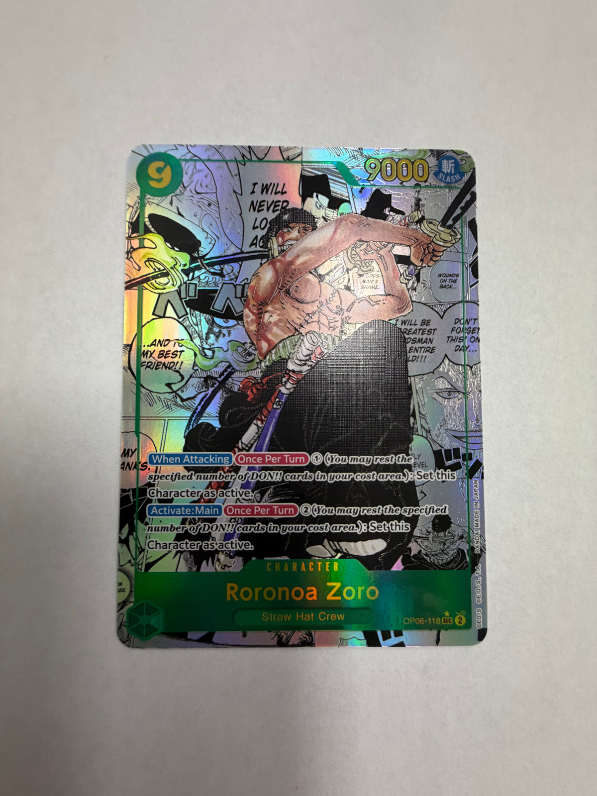 Roronoa Zoro (Alternate Art) (Manga)