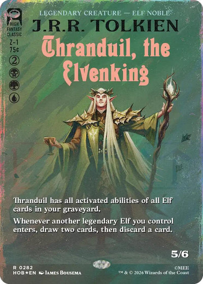 Thranduil, the Elvenking (Borderless) (Surge Foil)