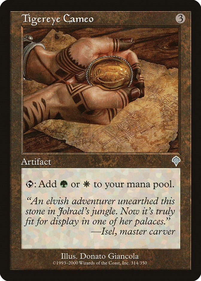 Tigereye Cameo (314) (INV)