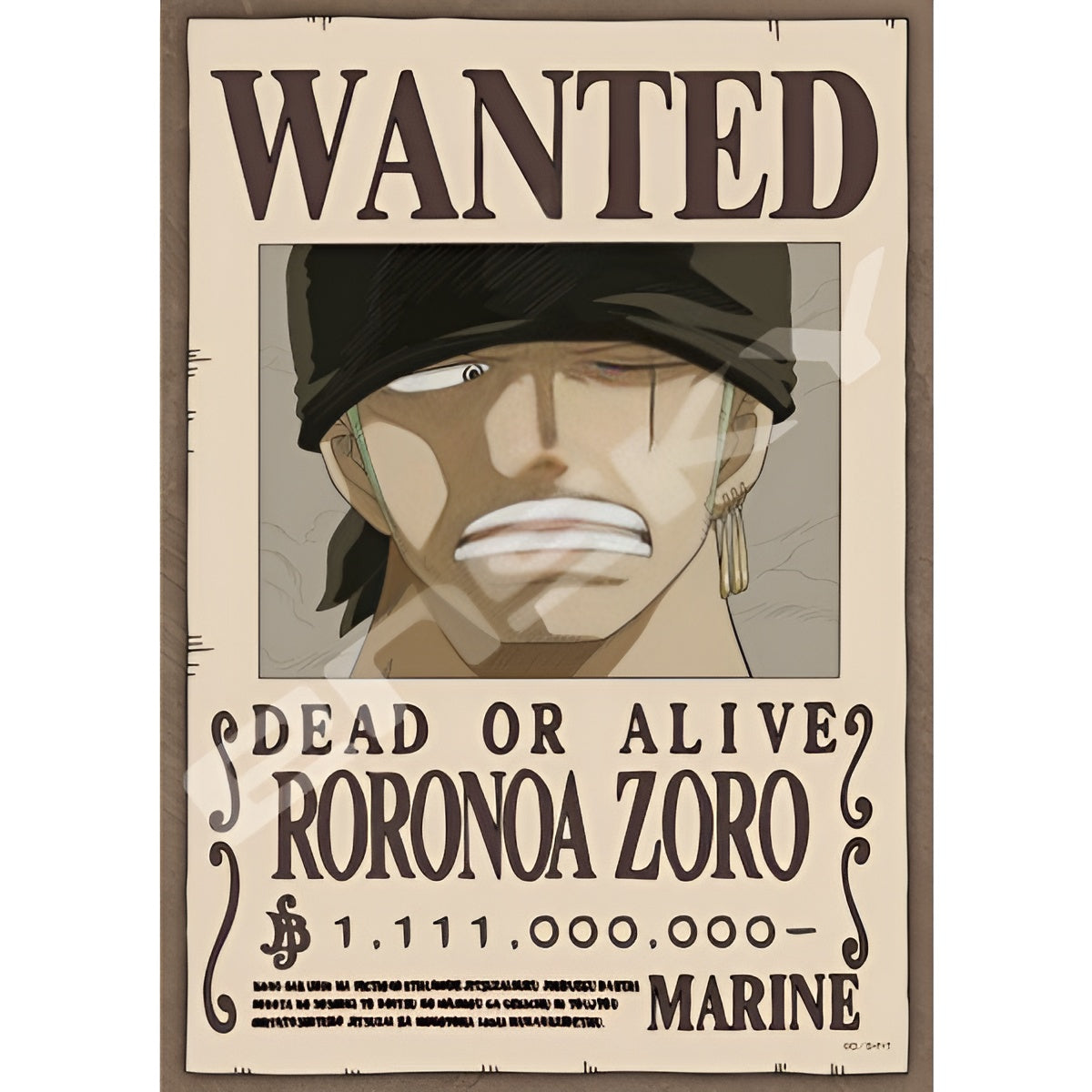 One Piece Puzzle: Ensky Puzzle- Swordsman “Pirate Hunter” Zoro (PREORDER)