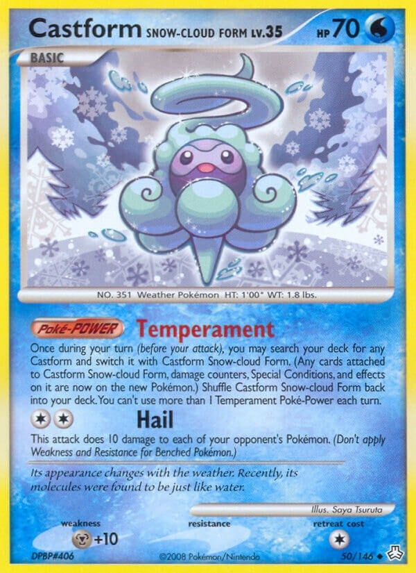 Image for Castform Snow-Cloud Form (50) (LA)