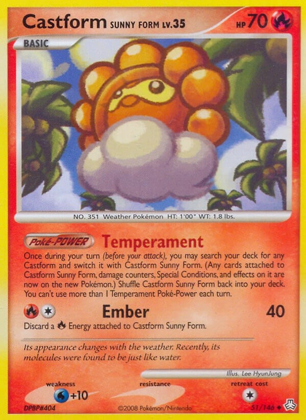 Image for Castform Sunny Form (51) (LA)