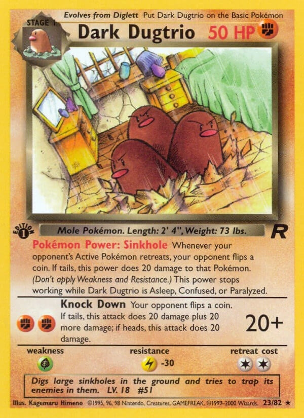 Image for Dark Dugtrio (23) (23) (TR)