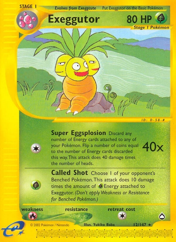 Image for Exeggutor (12) (12) (AQ)