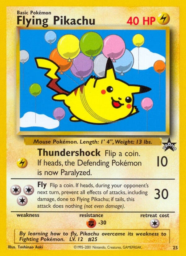 Image for Flying Pikachu (25) (PR)