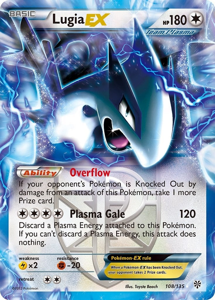Image for Lugia EX (Team Plasma) (108) (PLS)