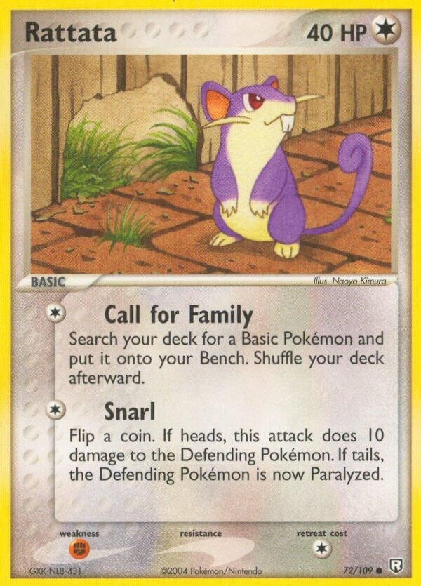 Image for Rattata - 072/109 (72) (RR)