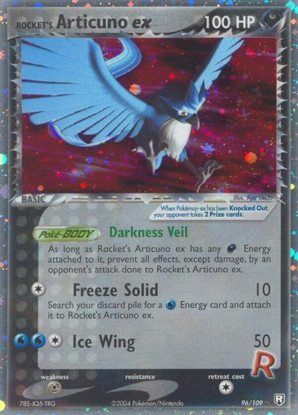 Image for Rocket's Articuno ex (96) (RR)