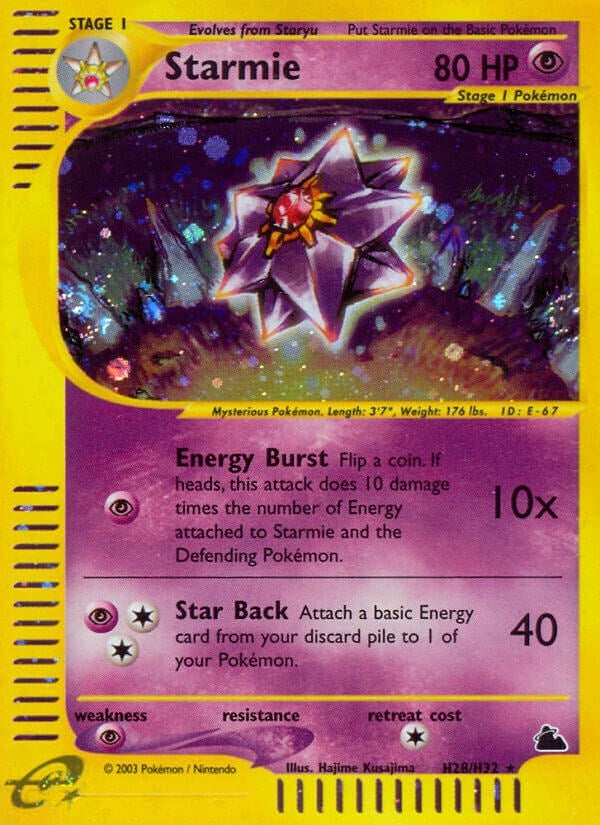 Image for Starmie (H28) (2832) (SK)