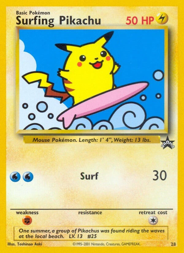 Image for Surfing Pikachu (28) (PR)