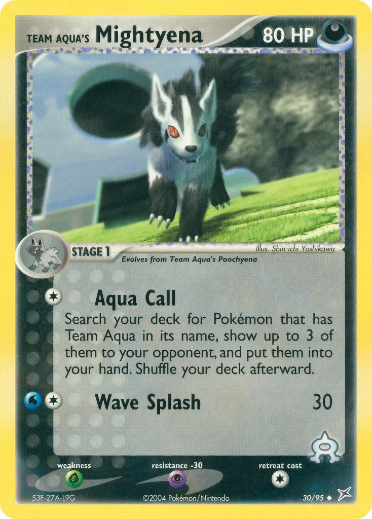 Image for Team Aqua's Mightyena - 30/95 (30) (MA)