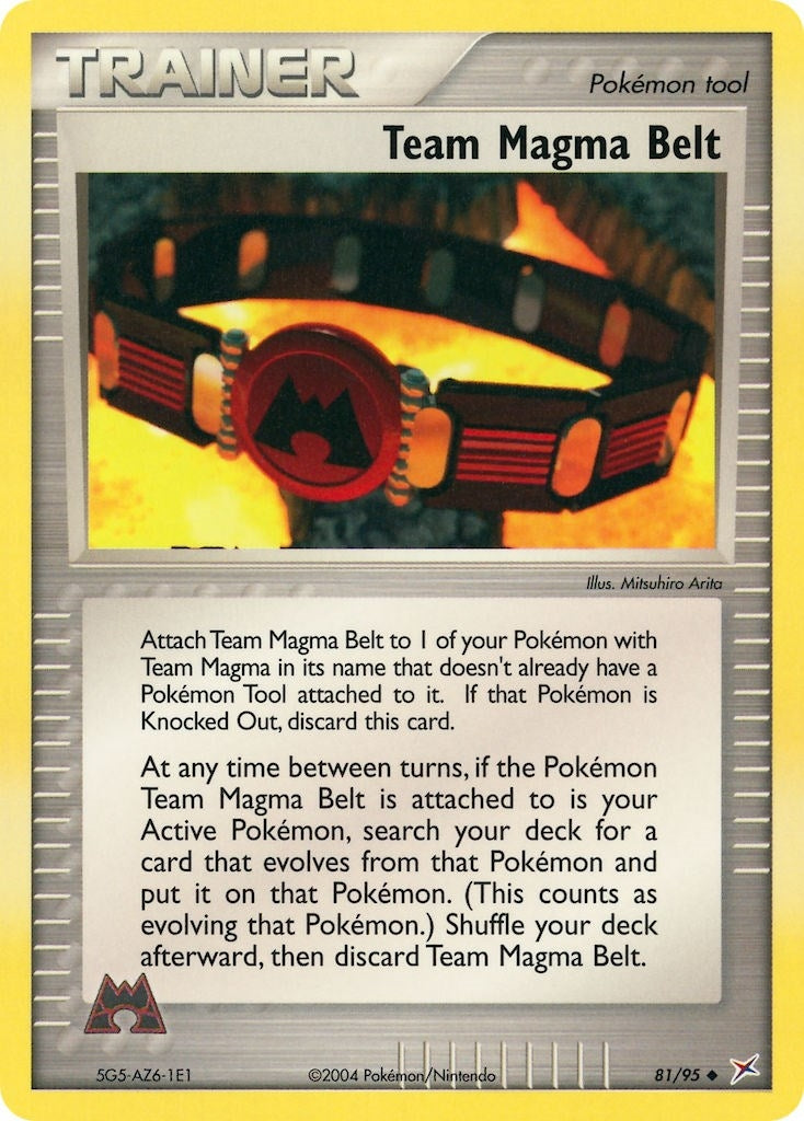 Image for Team Magma Belt (81) (MA)