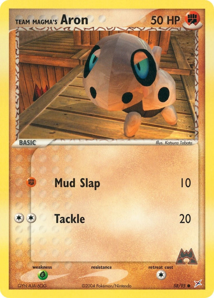 Image for Team Magma's Aron - 58/95 (58) (MA)