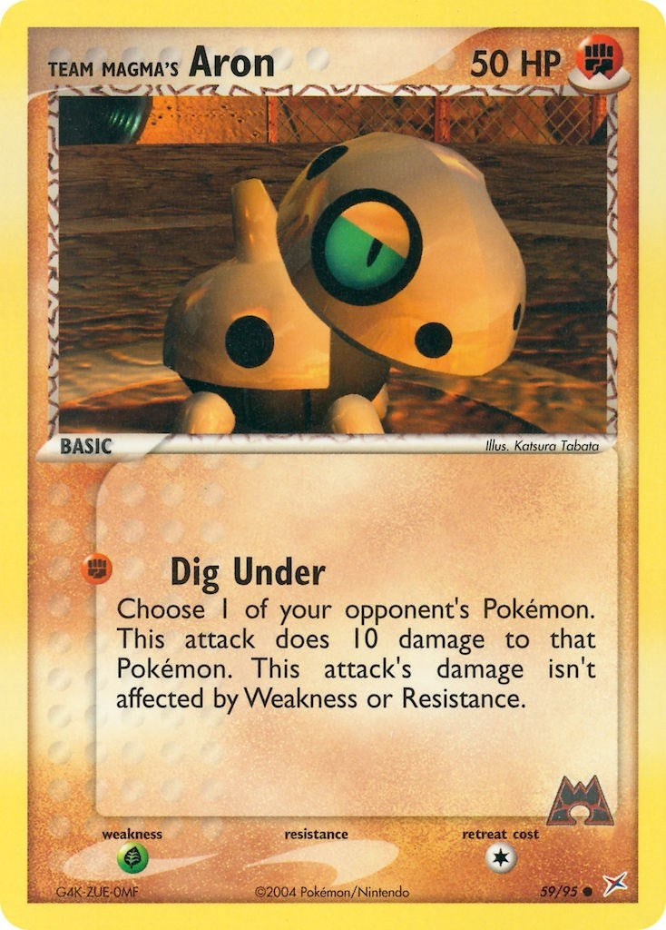 Image for Team Magma's Aron - 59/95 (59) (MA)