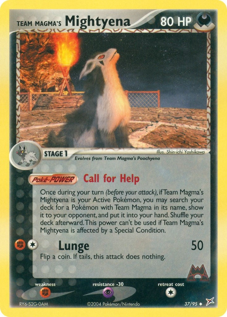 Image for Team Magma's Mightyena - 37/95 (37) (MA)