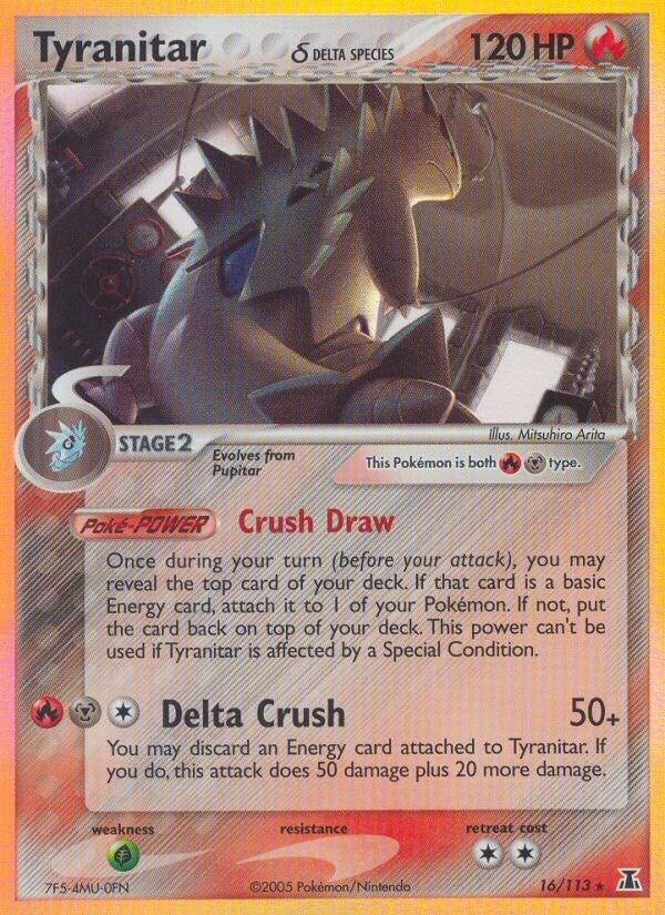 Image for Tyranitar (Delta Species) (16) (DS)