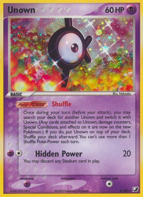 Image for Unown (K) (28) (UF)