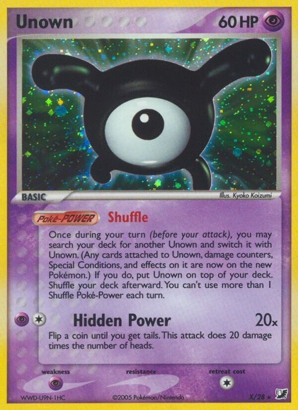 Image for Unown (X) (28) (UF)
