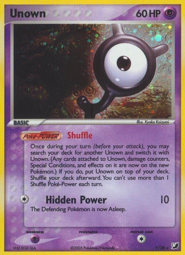Image for Unown (Y) (28) (UF)